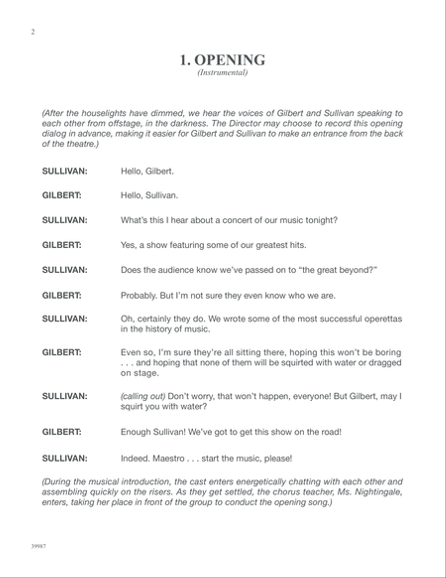 Gilbert & Sullivan ROCK! - SoundTrax CD (CD only) Choir scores gallery preview page 3