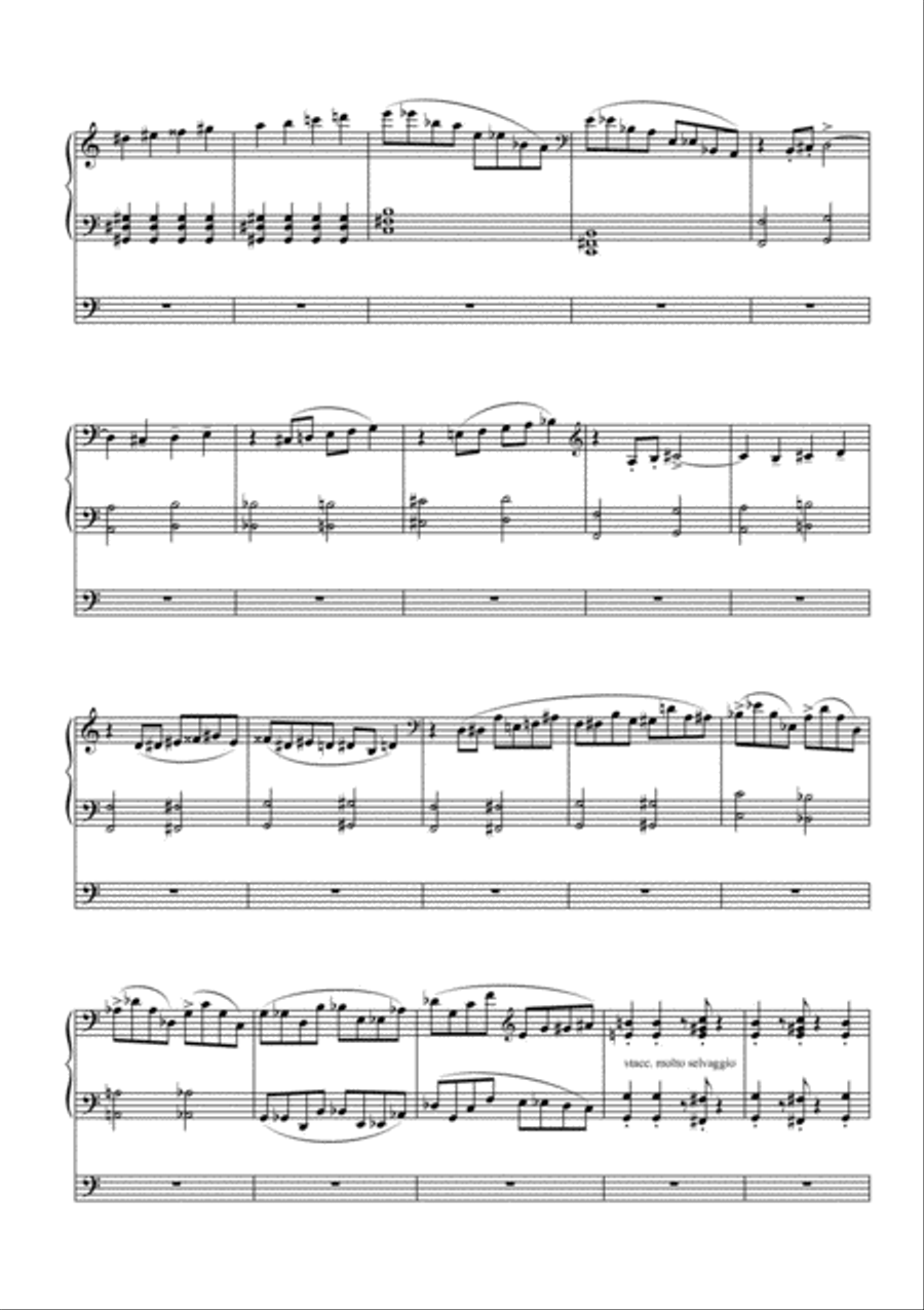 Prelude and Toccata for Organ Piano scores gallery preview page 4