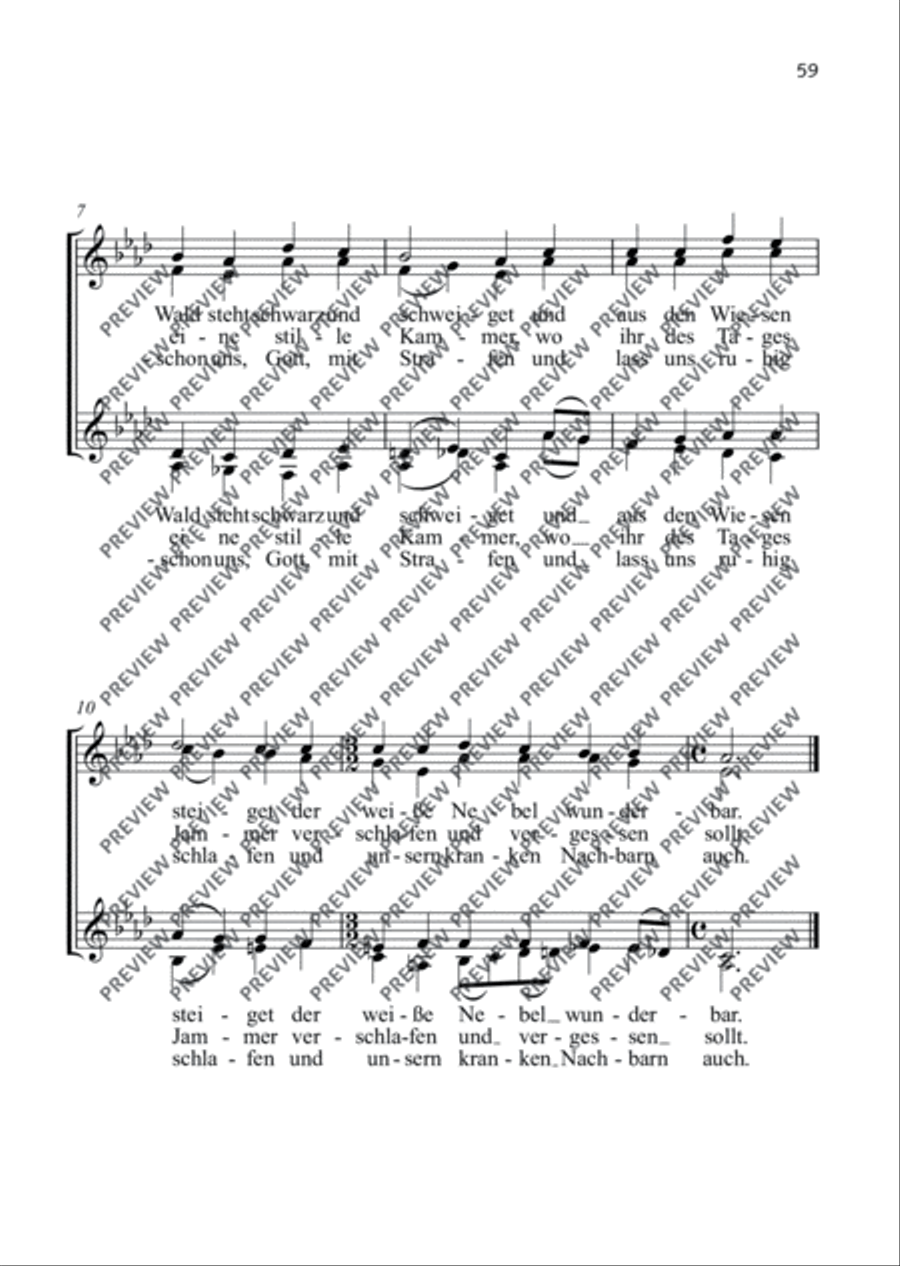 Der Mond ist aufgegangen Der Mond ist aufgegangen SSAA scores gallery preview page 3