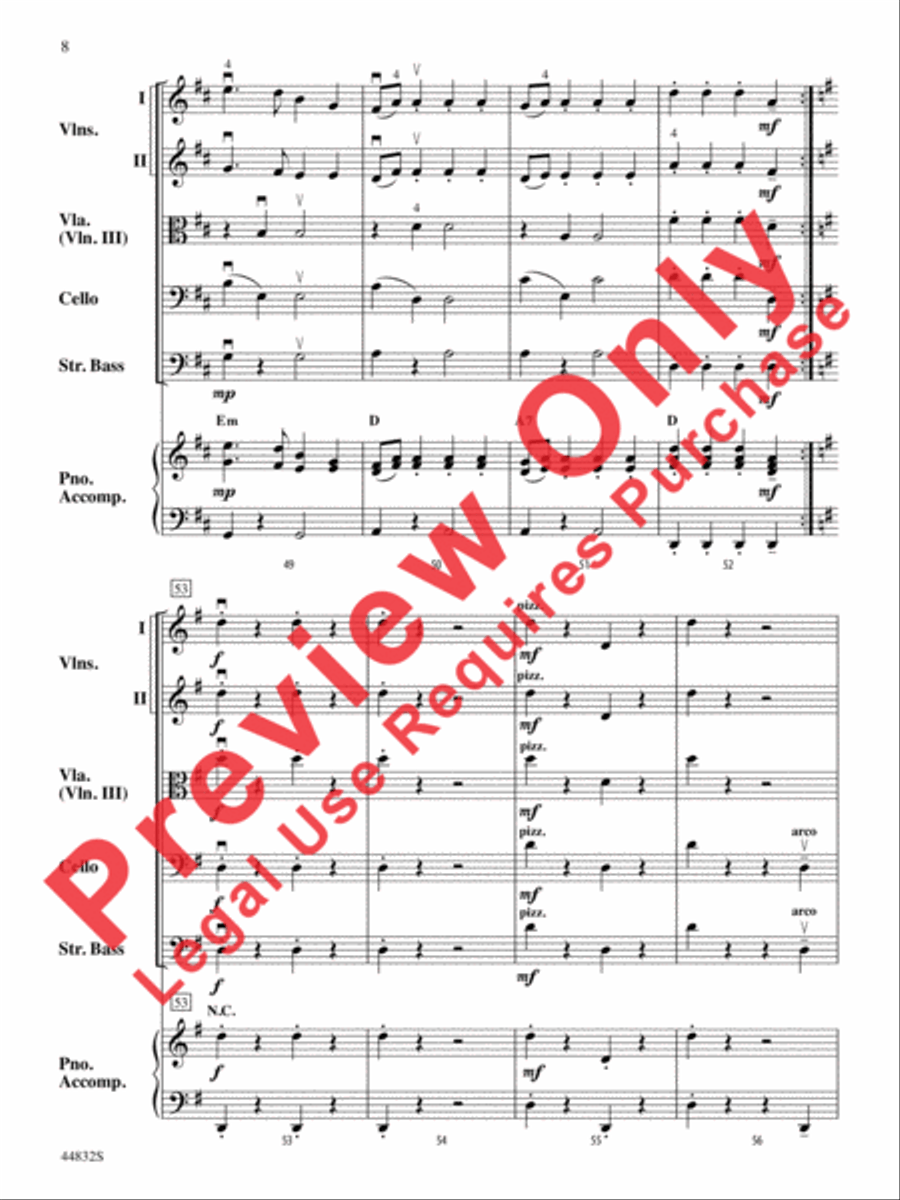 Bella Bocca Polka String Orchestra scores gallery preview page 21