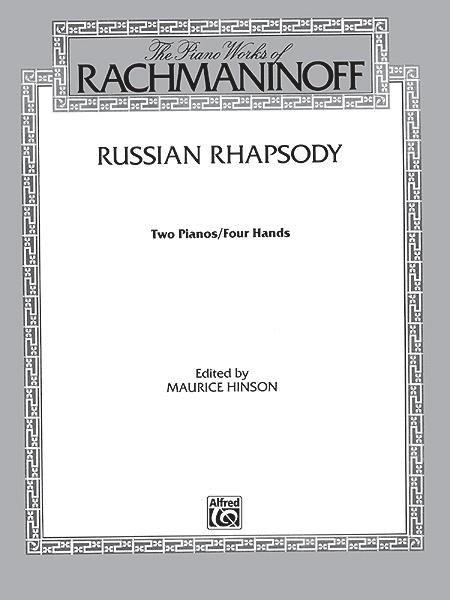 Russian Rhapsody--Rachmaninoff (Advanced Piano Duet)