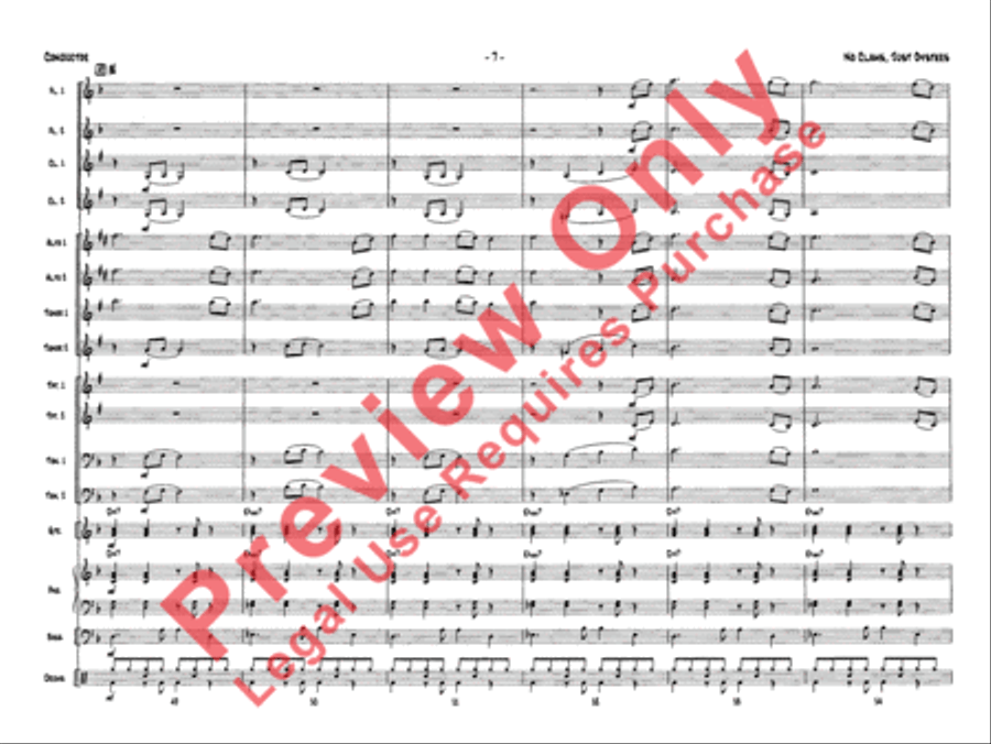 No Clams, Just Oysters Jazz Ensemble scores gallery preview page 10
