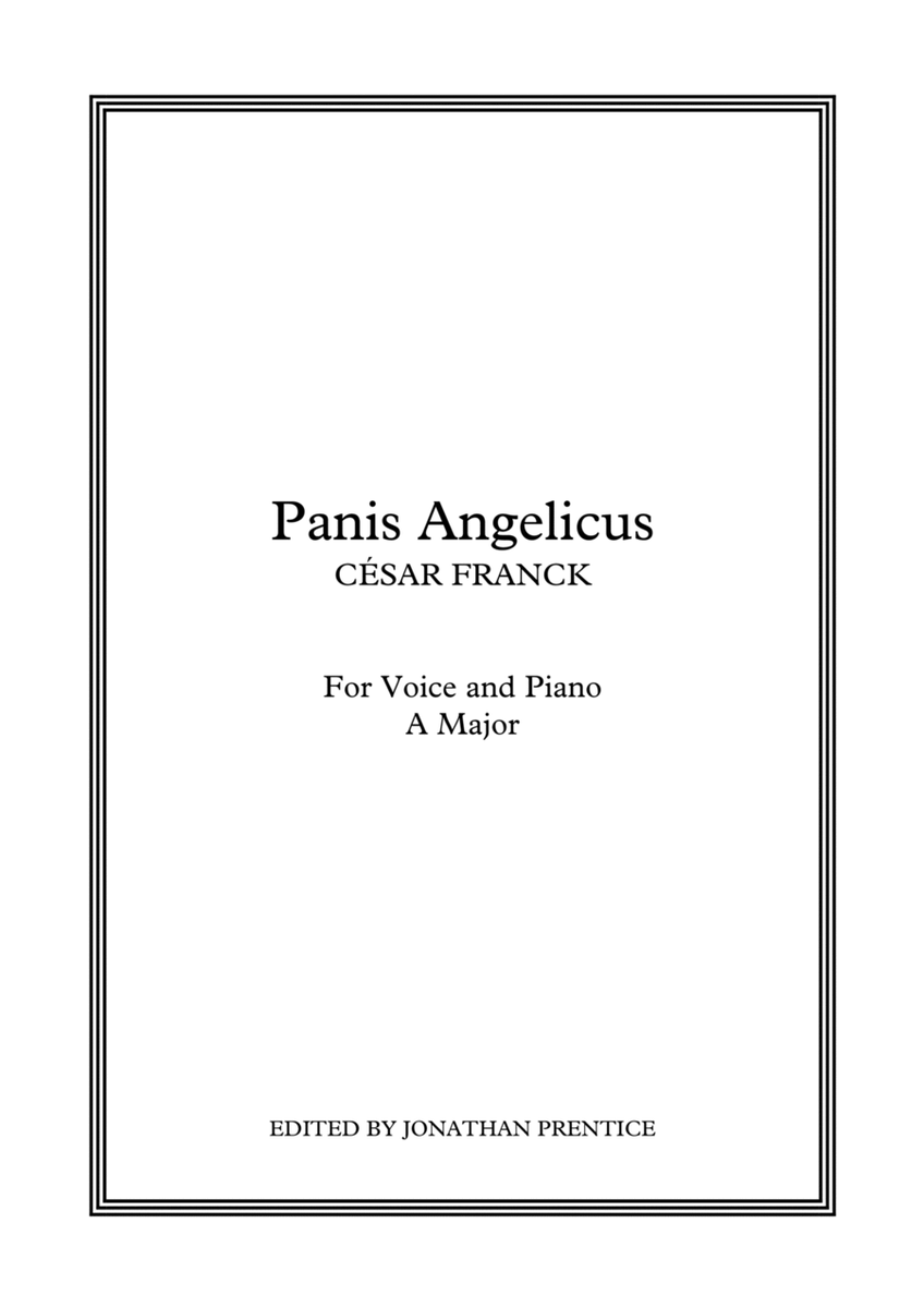 Panis Angelicus (A Major)