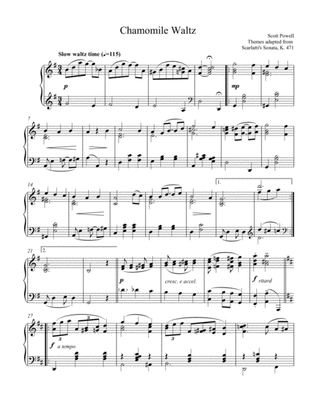 Chamomile Waltz (A Ragtime Piano Solo)