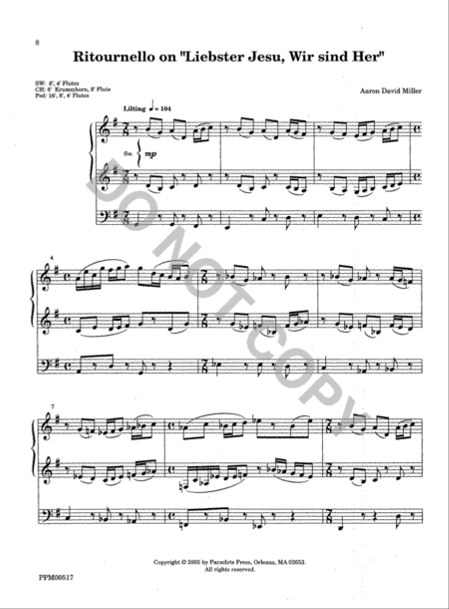 Hymn Series, Volume I Choir scores gallery preview page 9