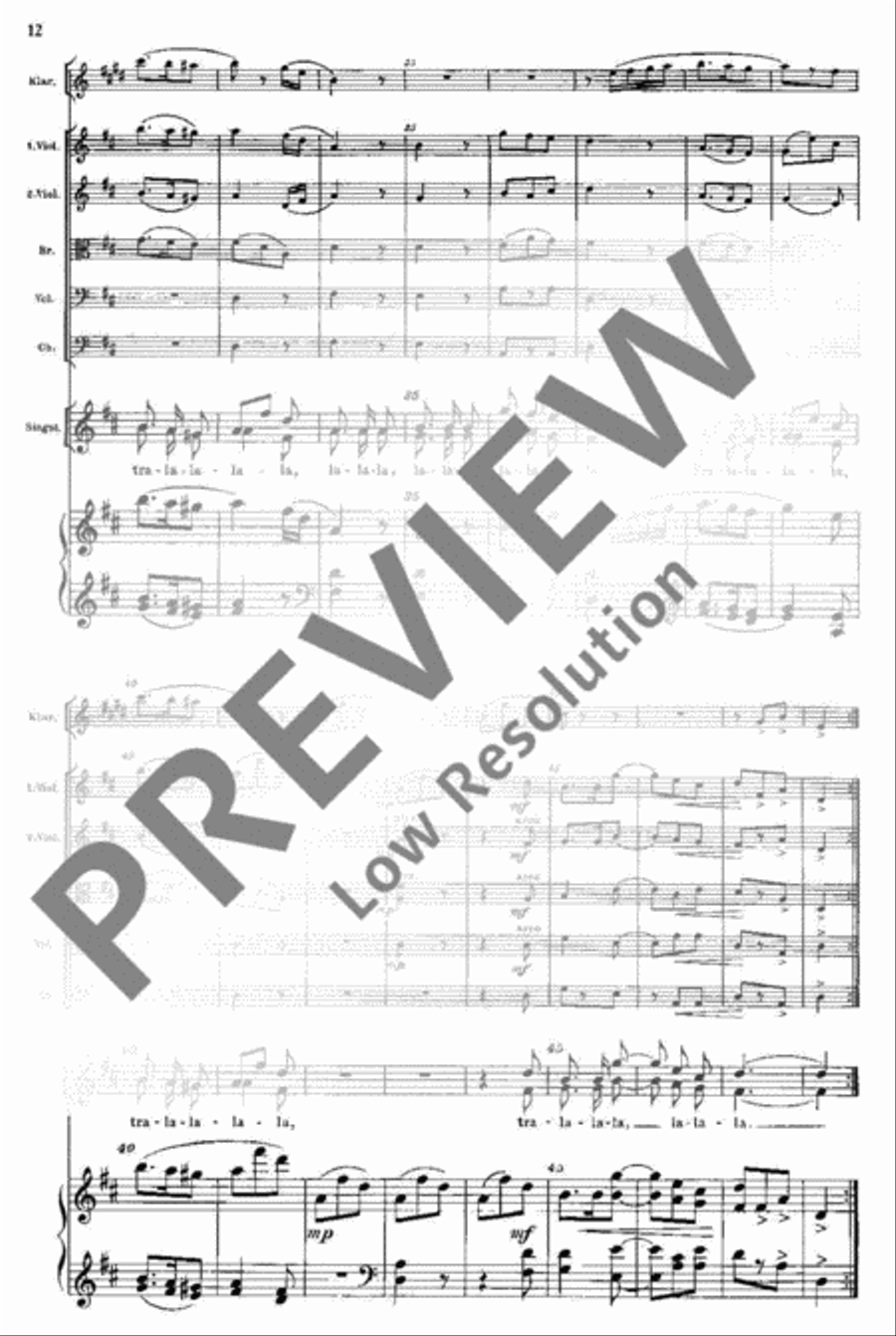 Im grünen Wald Children's Choir scores gallery preview page 13
