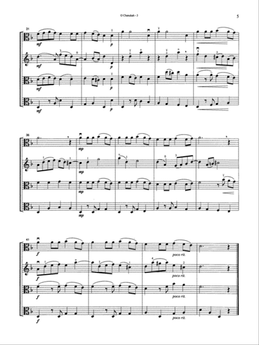 More Festive Strings for Ensemble Collection / Songbook scores gallery preview page 4