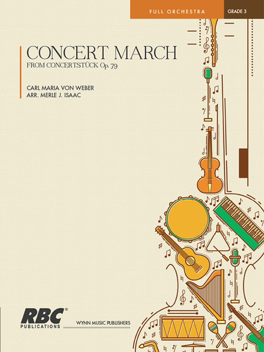 Concert March Full Orchestra scores gallery preview page 1