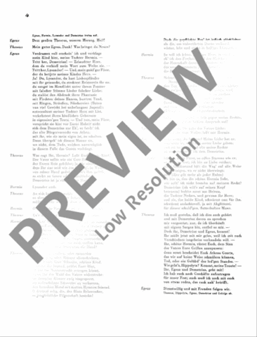 Ein Sommernachtstraum Choir scores gallery preview page 9