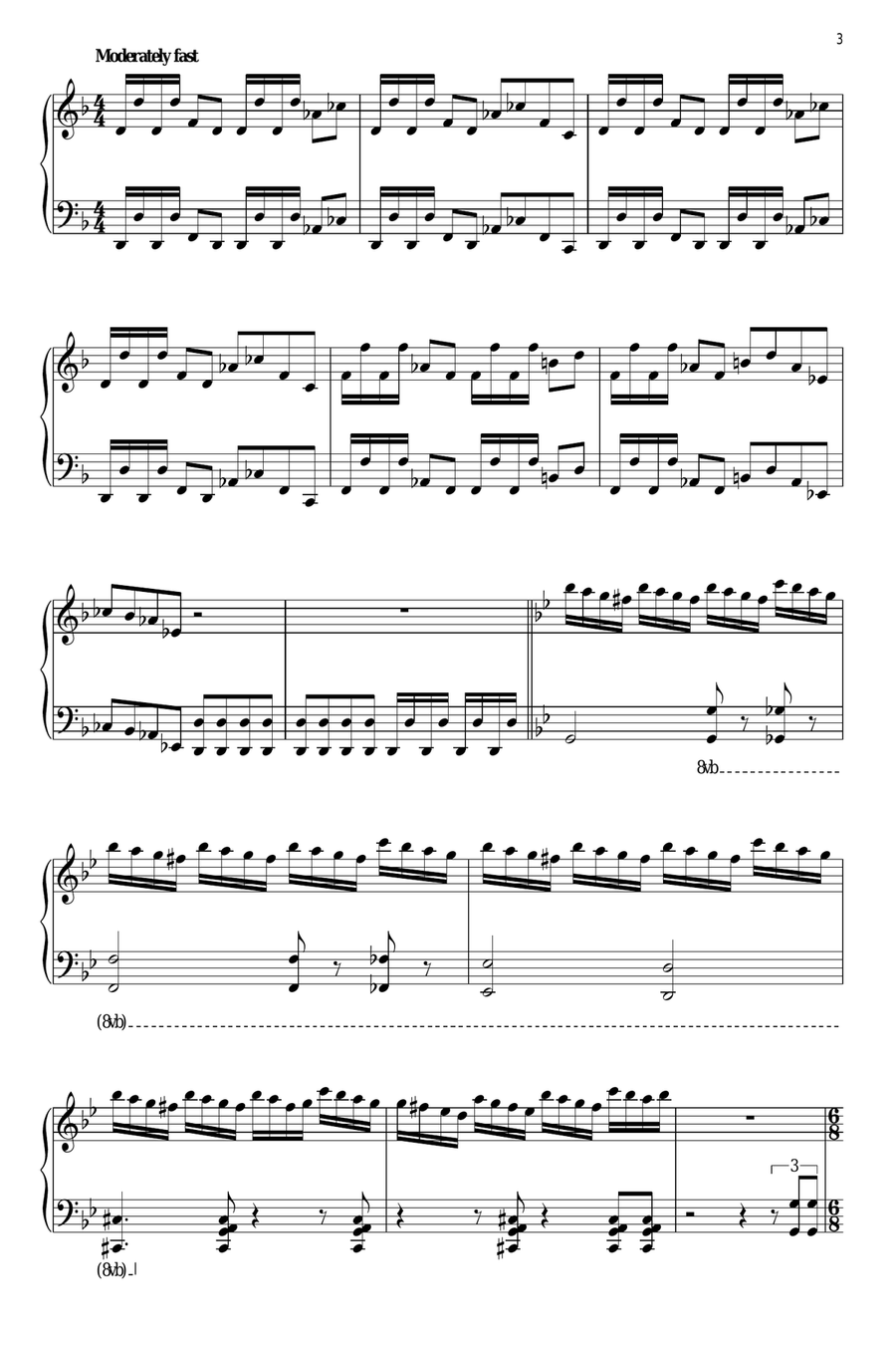 Mutiny Piano Solo scores gallery preview page 3