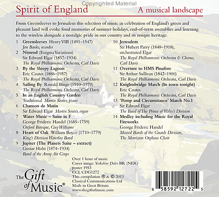 Spirit of England: a Musical L