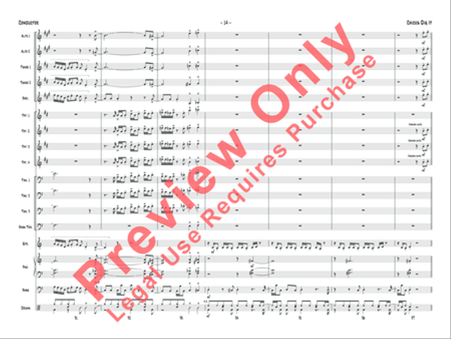 Chicks Dig It Jazz Ensemble scores gallery preview page 15