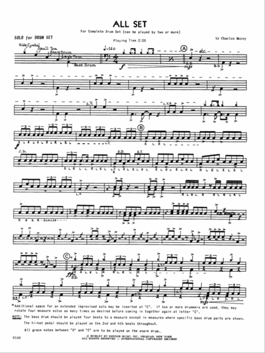 All Set All Set Drum Set scores gallery preview page 2