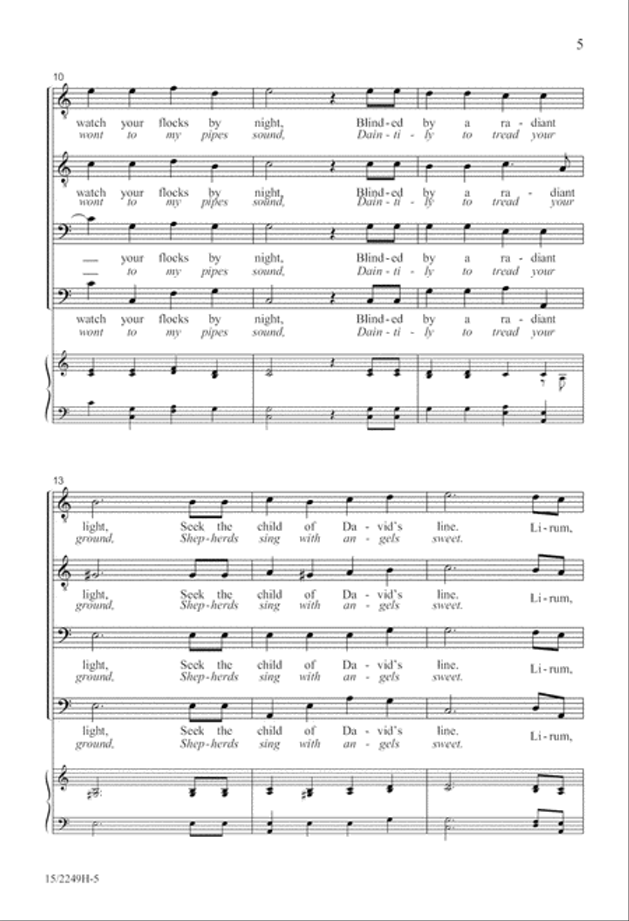 Lirum Lirum TTBB scores gallery preview page 5