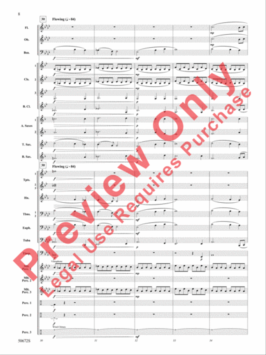 Ascension Ascension Concert Band scores gallery preview page 9