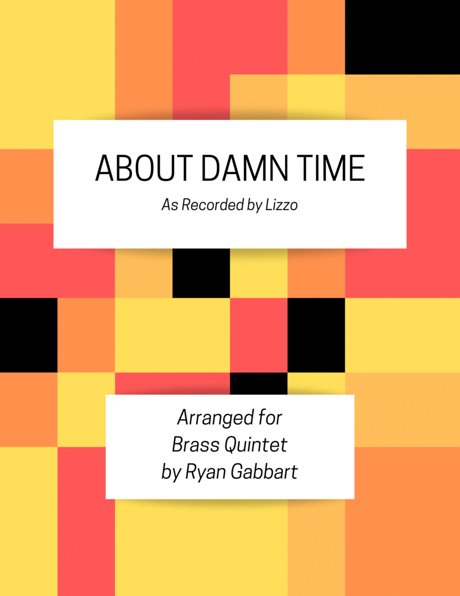 About Damn Time Small Ensemble scores gallery preview page 1