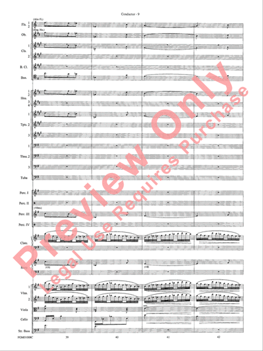 Harry Potter Symphonic Suite Full Orchestra scores gallery preview page 12