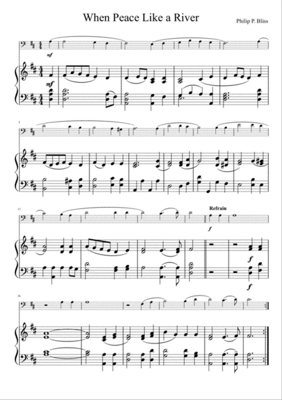 When Peace Like a River Bassoon scores gallery preview page 2