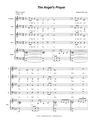 The Angel's Prayer (Solo with SATB)