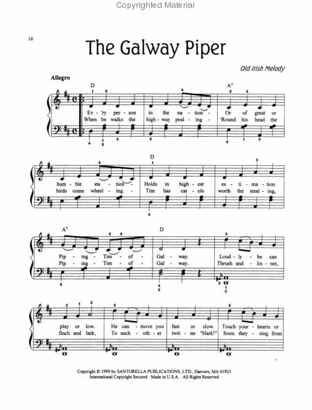 Irish Favorites for Easy Piano