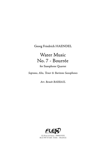 Water Music - No. 7 - Bourree image number null