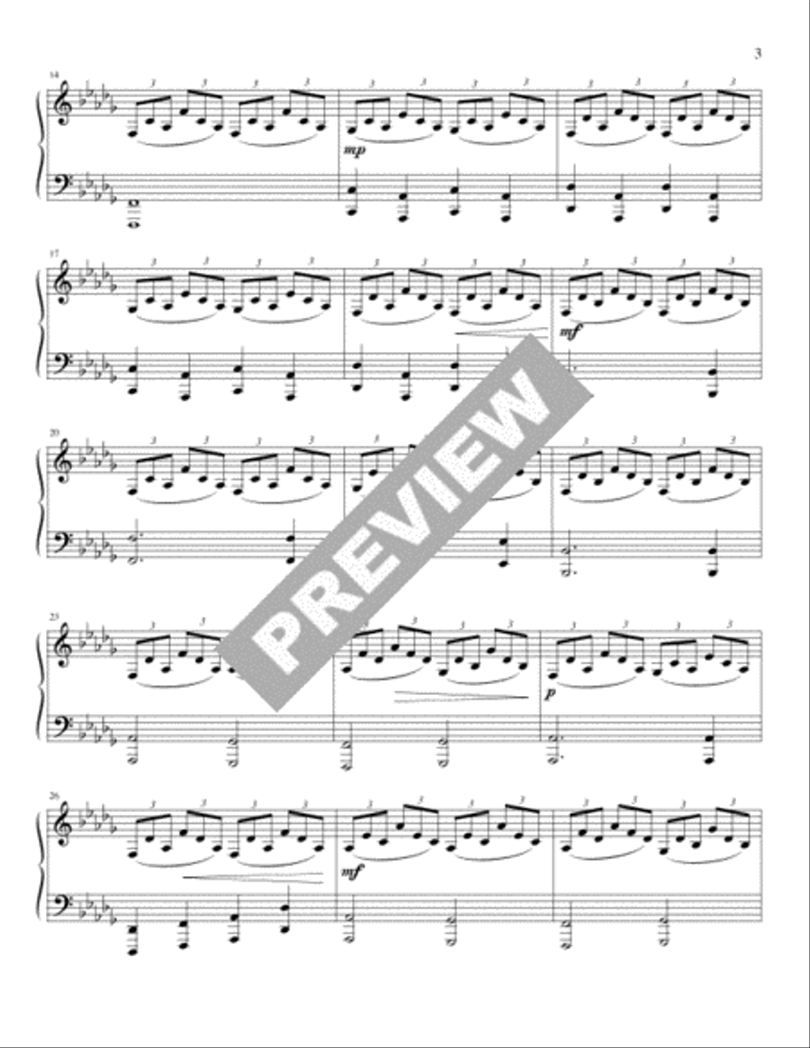 O Holy Night - Harp edition Flute scores gallery preview page 4
