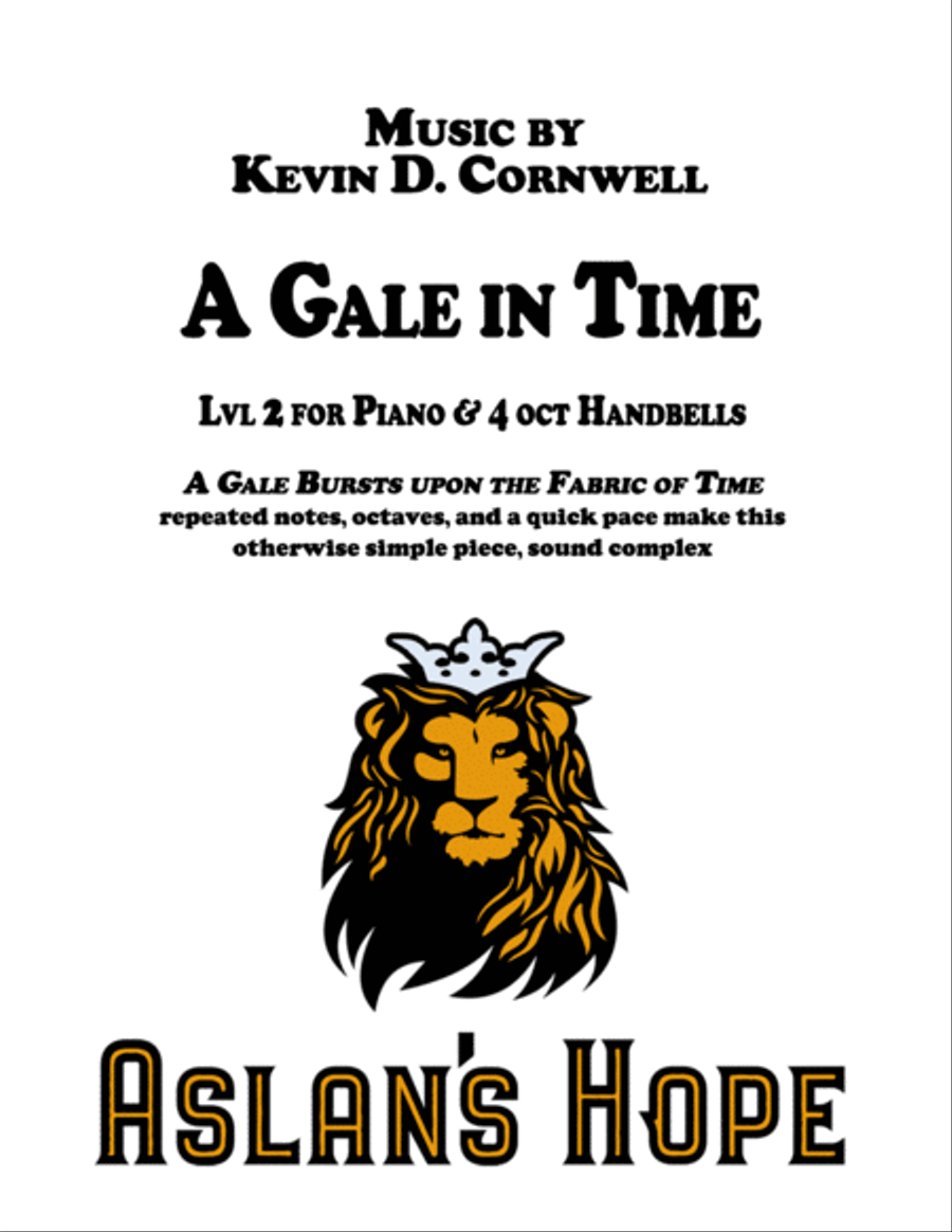 A Gale in Time Handbell Choir scores gallery preview page 1