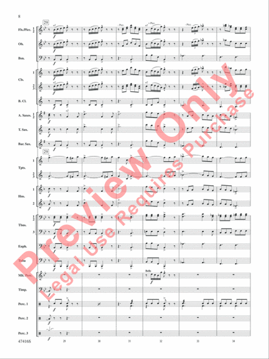 Rogue River Concert Band scores gallery preview page 9