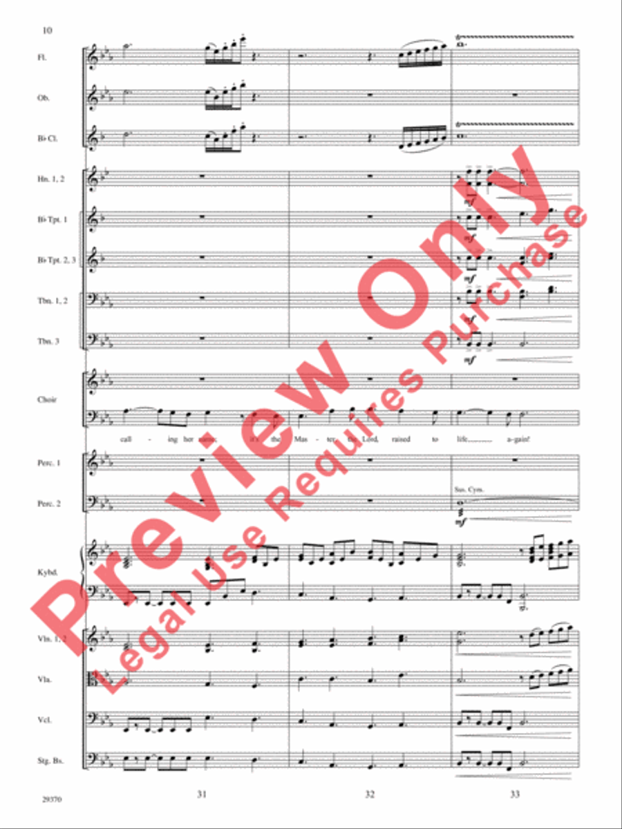 See, What a Morning Choir scores gallery preview page 11