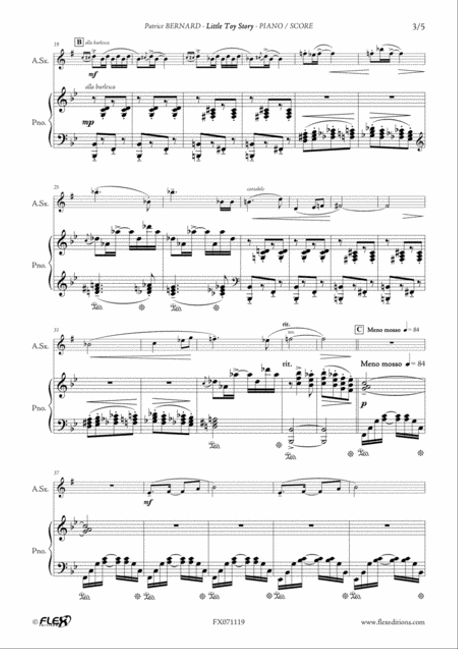Little Toy Story Alto Saxophone scores gallery preview page 3