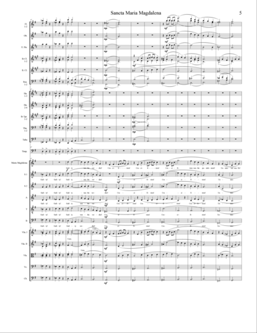 Dies Passioni Domini Full Orchestra scores gallery preview page 6