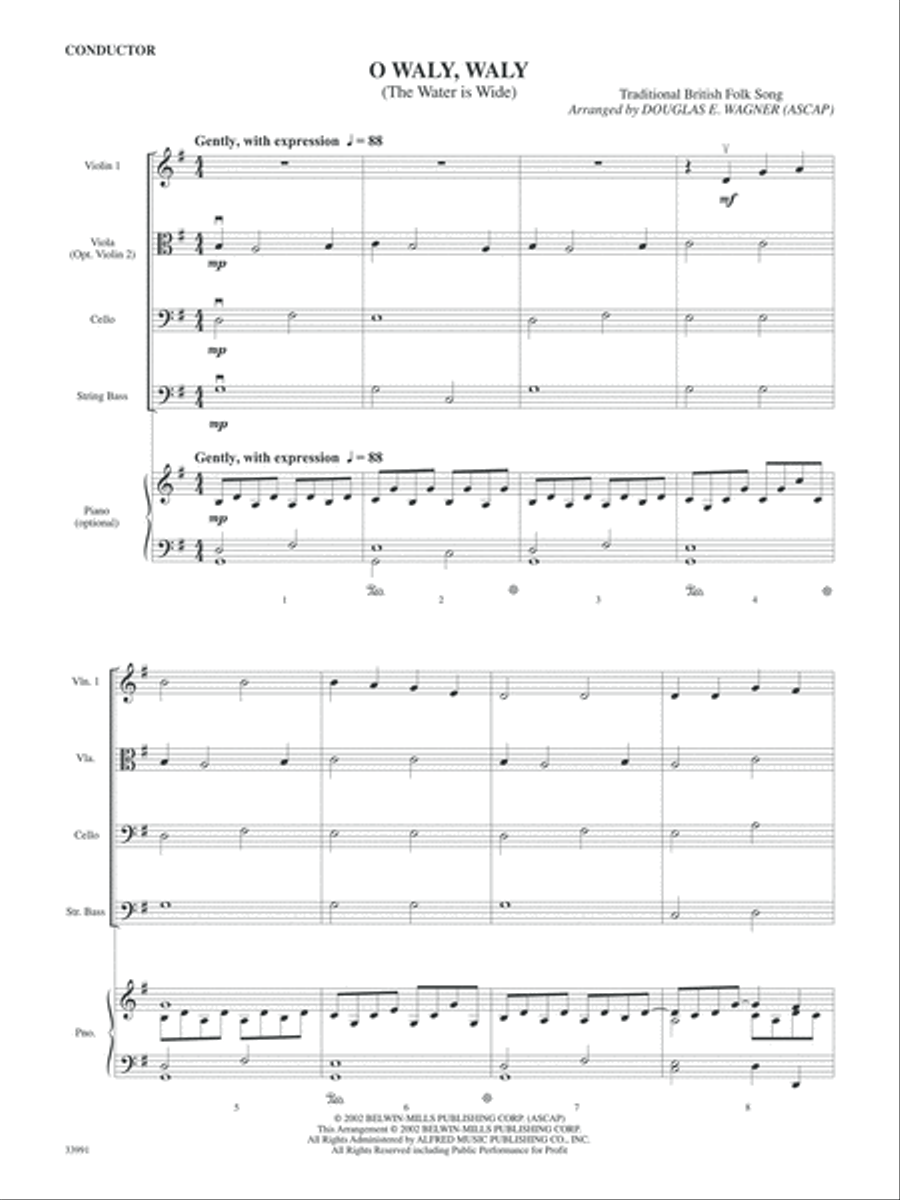 Around the World in One Concert: Score String Orchestra scores gallery preview page 3