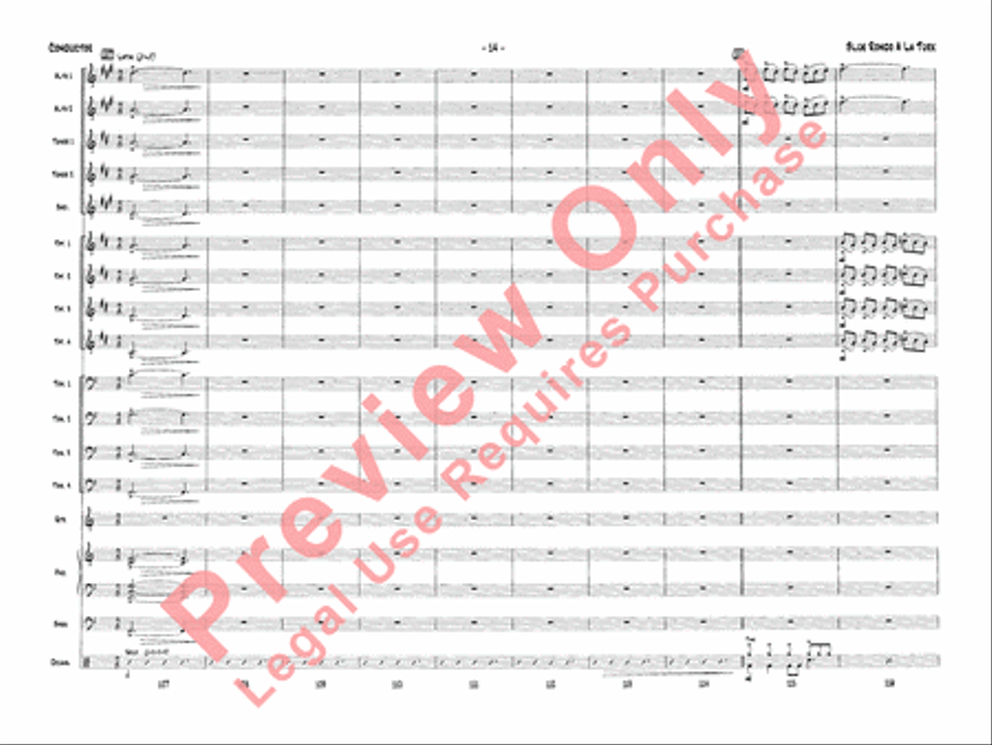 Blue Rondo a la Turk Jazz Ensemble scores gallery preview page 17