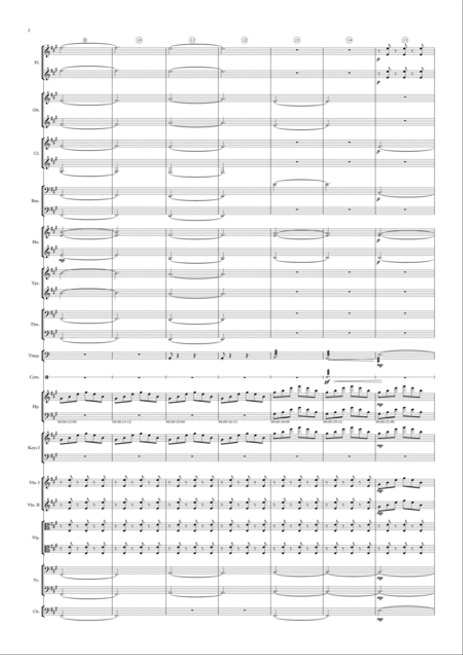 FINDING YOUR FEET (Commercial music stinger) Small Ensemble scores gallery preview page 2