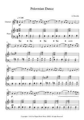 Polovtsian Dance - Alexander Borodin (Clarinet + Piano)