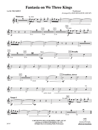 Fantasia on We Three Kings: 1st B-flat Trumpet
