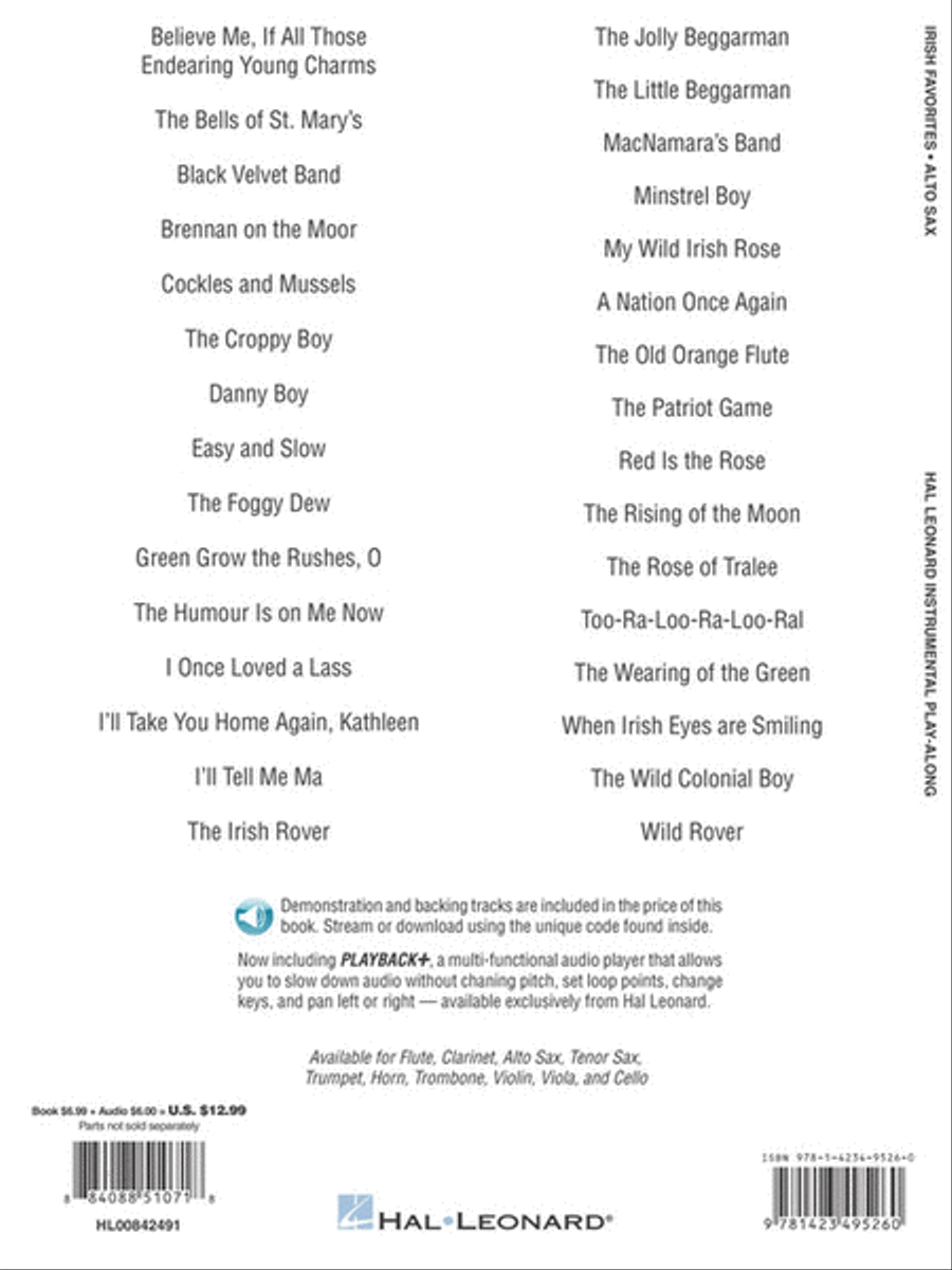 Irish Favorites Alto Saxophone scores gallery preview page 5