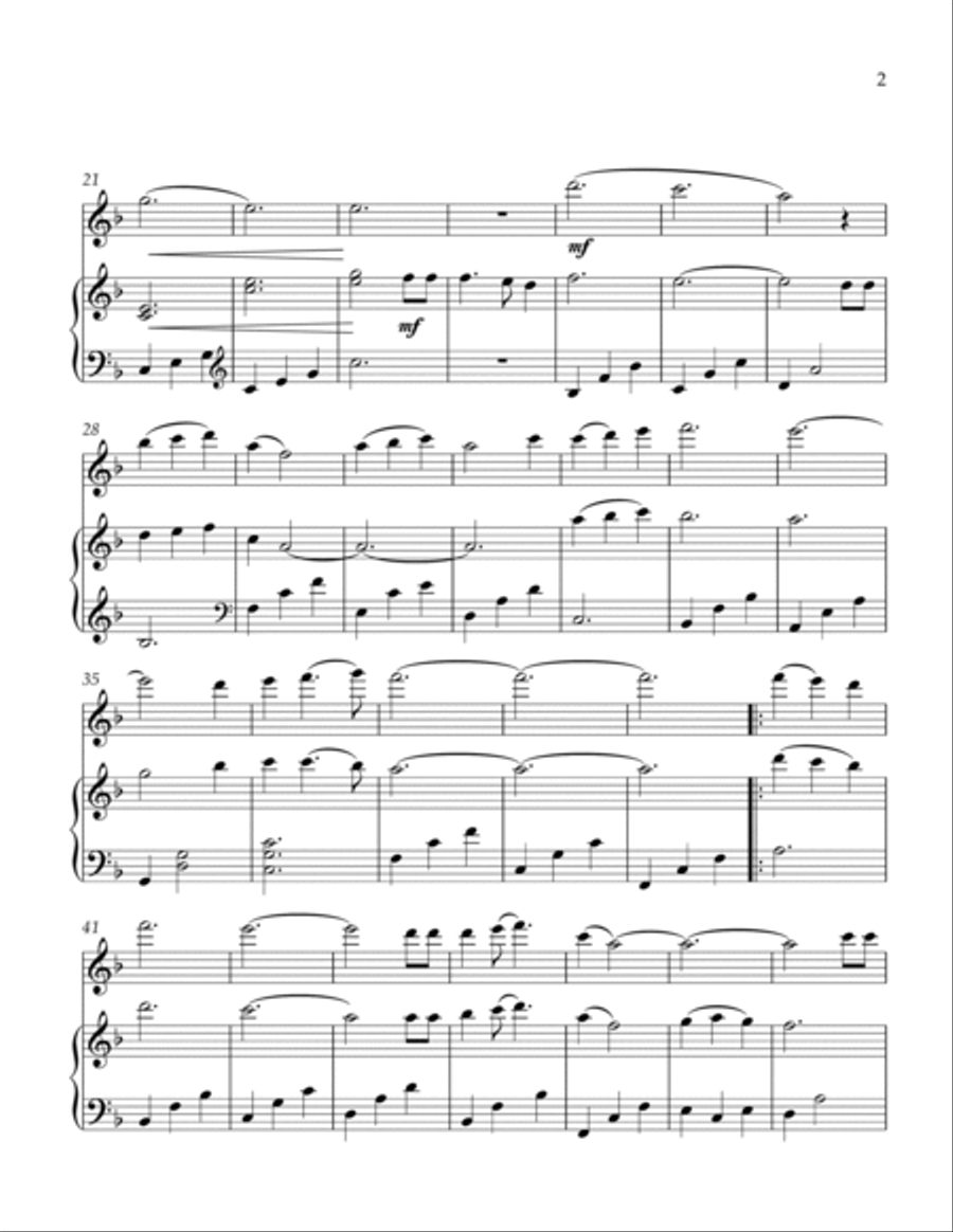 Annie's Song Flute Solo scores gallery preview page 3