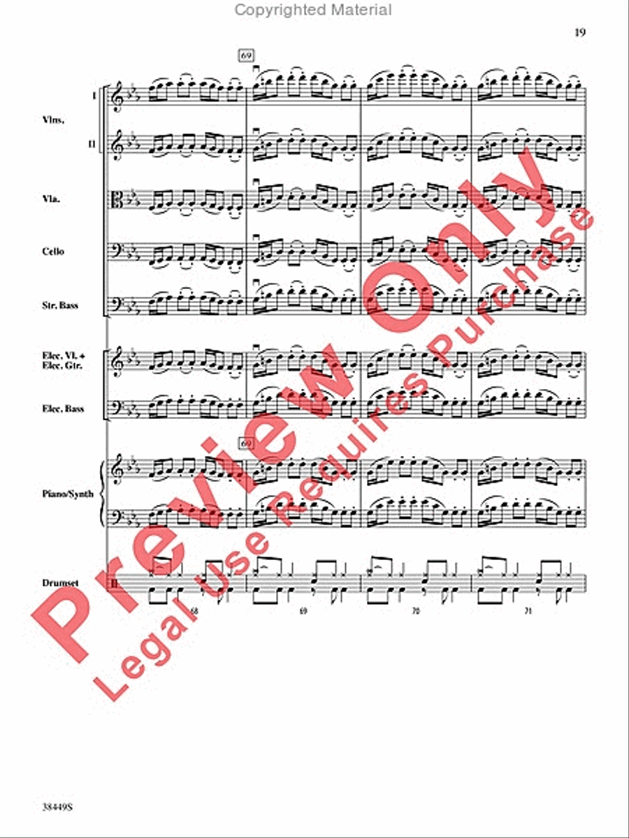 Requiem (The Fifth) String Orchestra scores gallery preview page 20