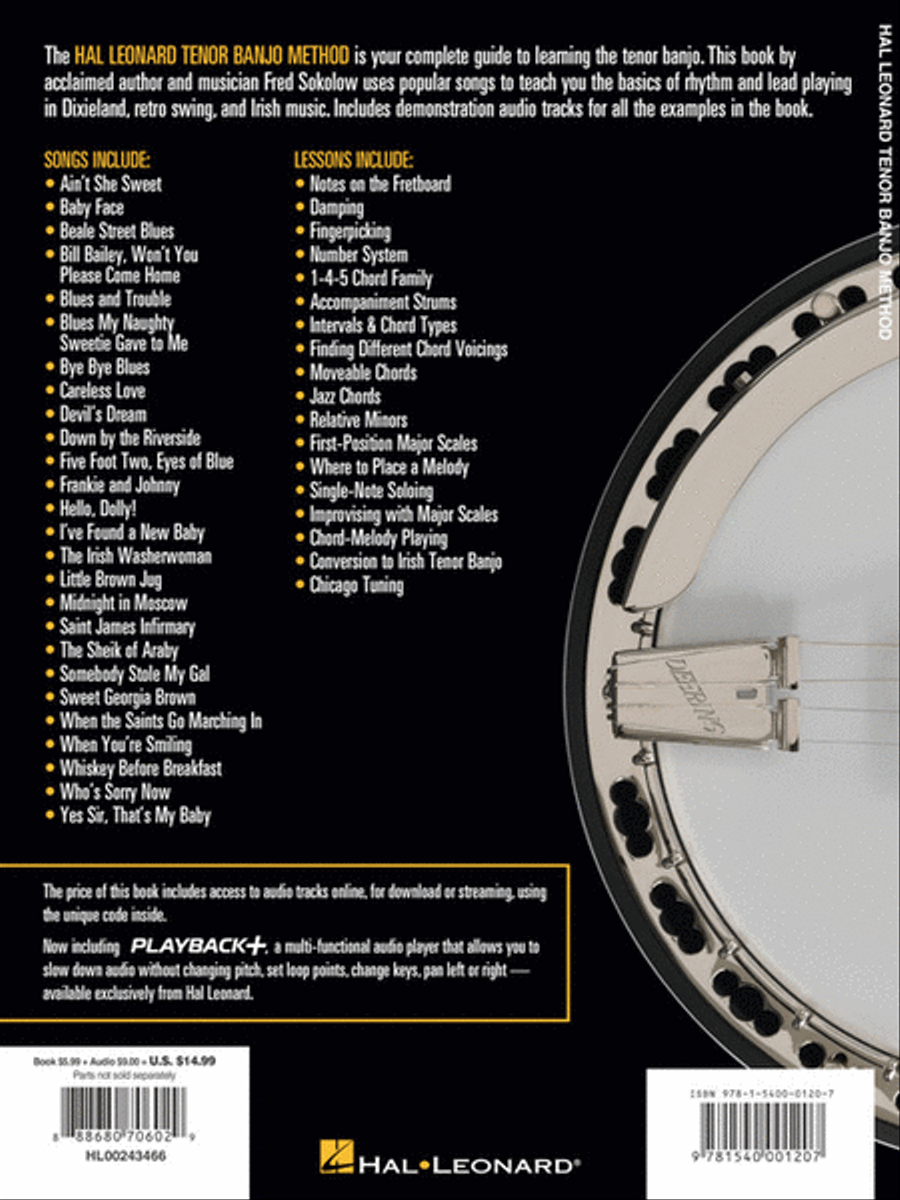 Hal Leonard Tenor Banjo Method Banjo scores gallery preview page 8