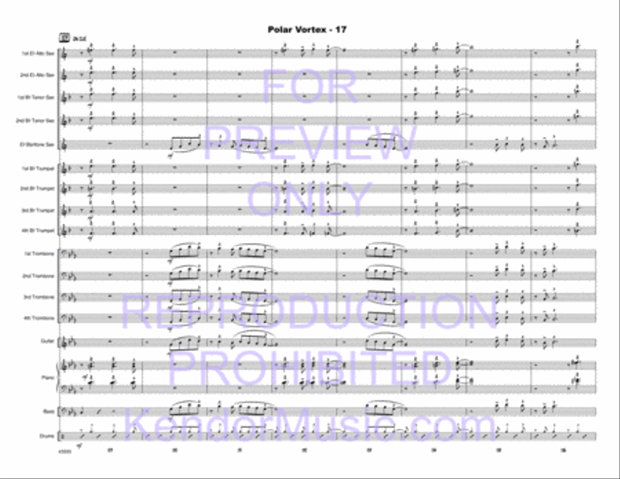 Polar Vortex Jazz Ensemble scores gallery preview page 18