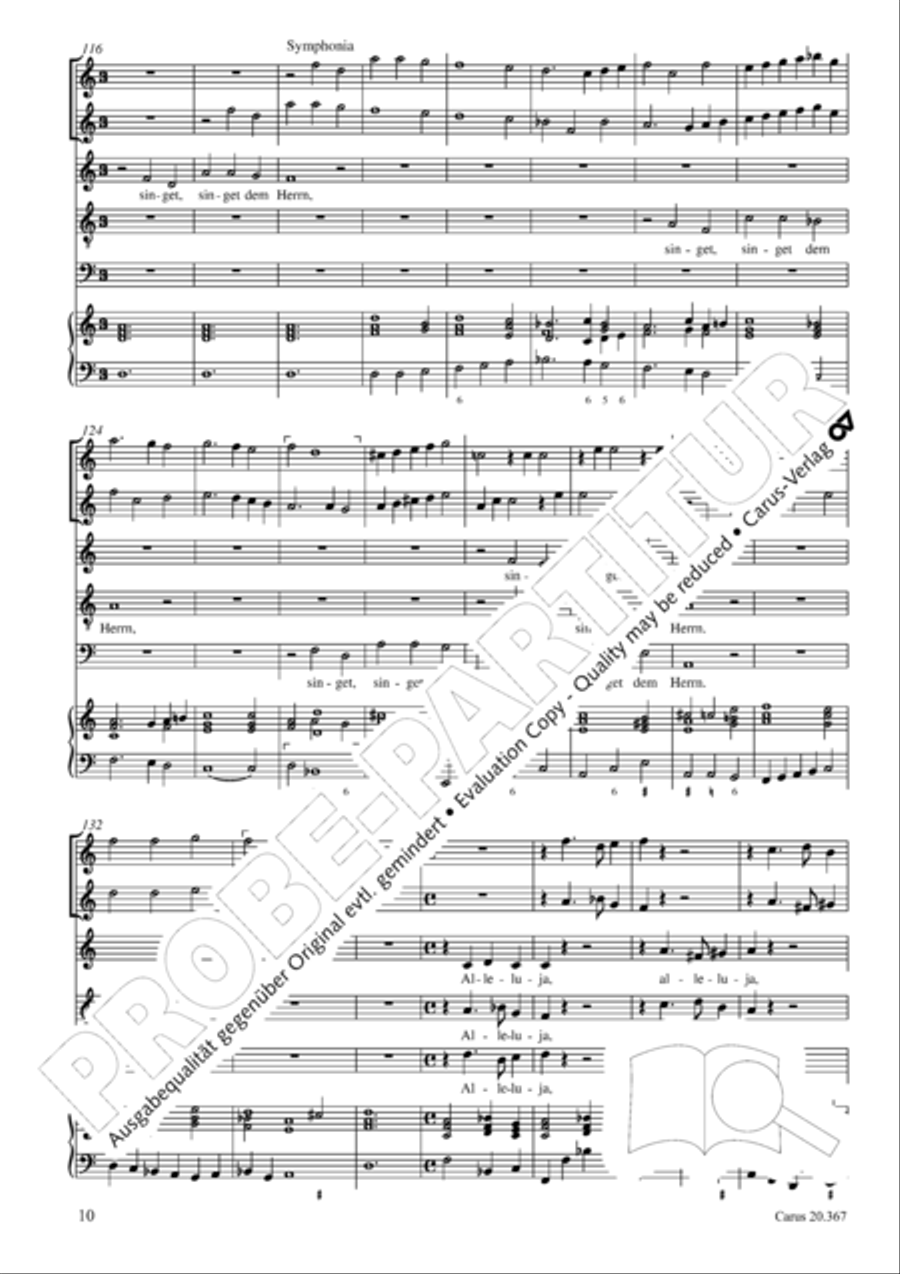 Freuet euch des Herren, ihr Gerechten ATB scores gallery preview page 11