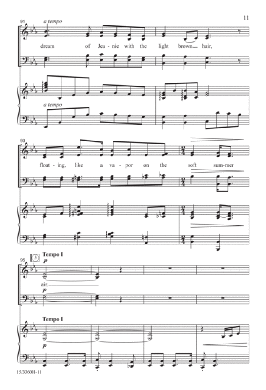 My Banjo on My Knee My Banjo on My Knee 4-Part scores gallery preview page 11