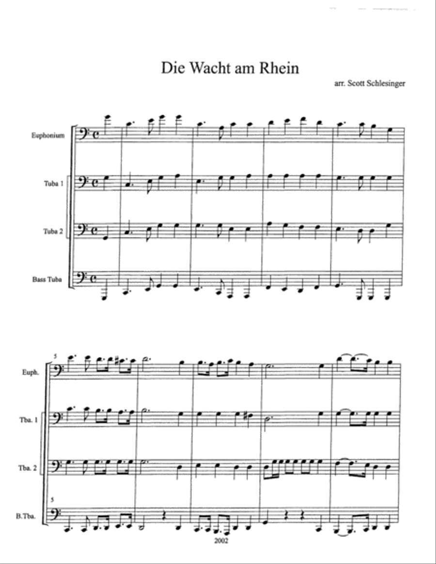 Four Polkas Tuba Quartet scores gallery preview page 3