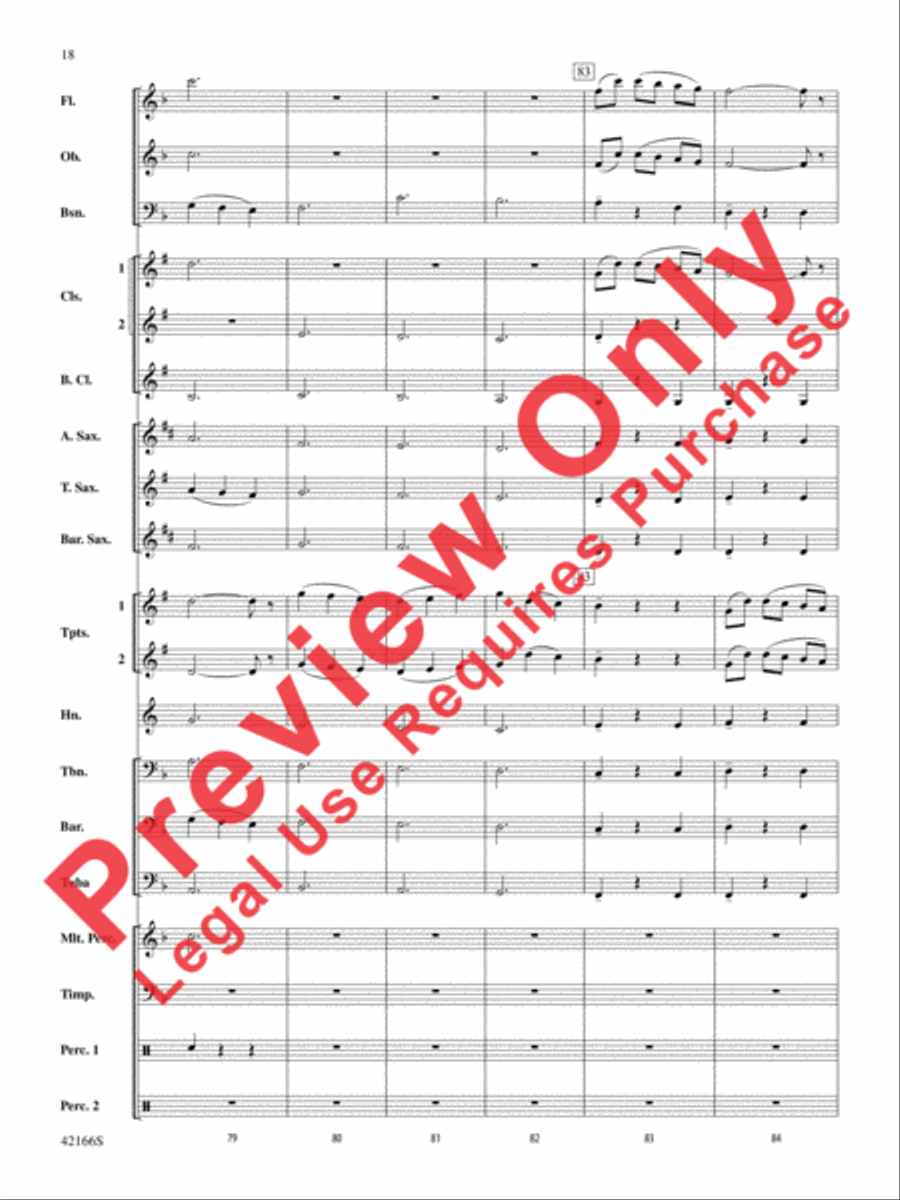 A Merrie Olde Christmas A Merrie Olde Christmas Concert Band scores gallery preview page 18