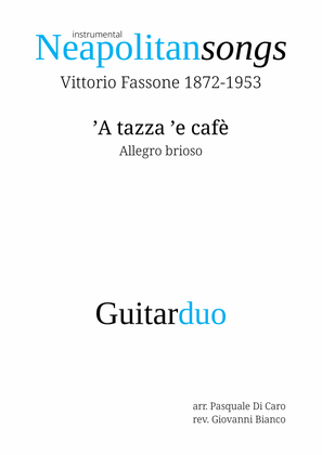Book cover for ’A tazza ’e cafè
