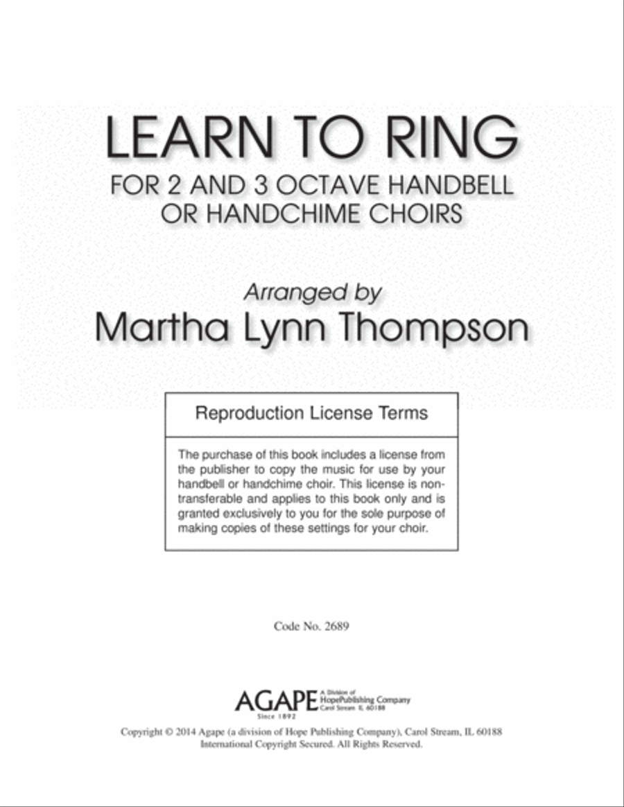 Learn to Ring 3-Octaves scores gallery preview page 4