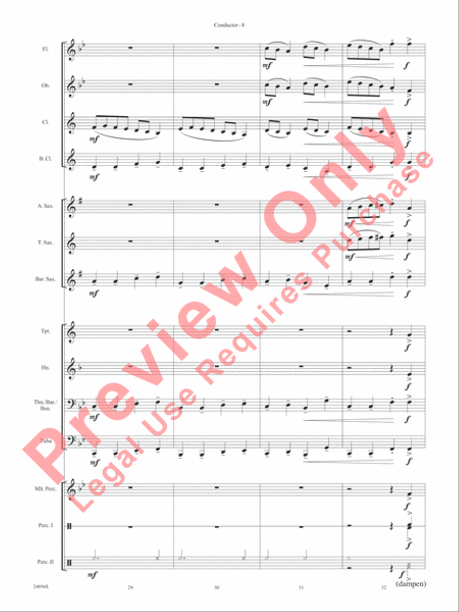 The Nutcracker March Concert Band scores gallery preview page 11
