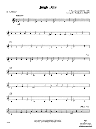 Jingle Bells: 1st B-flat Clarinet