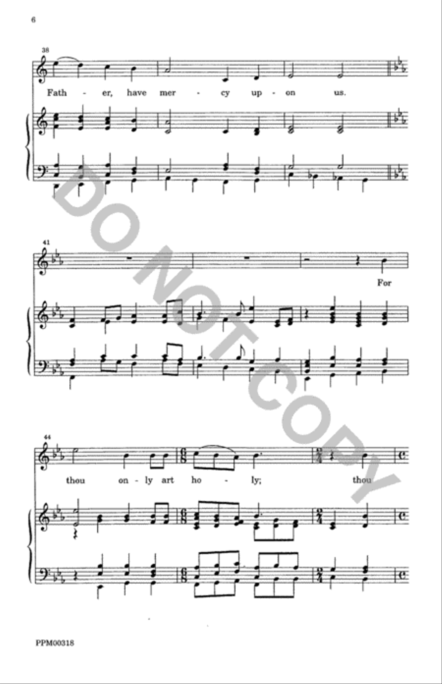 Missa Ecclesia Christi Unison Choir scores gallery preview page 7